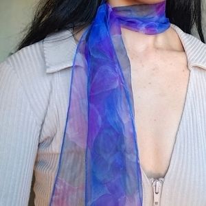 Stunning vintage floral scarf